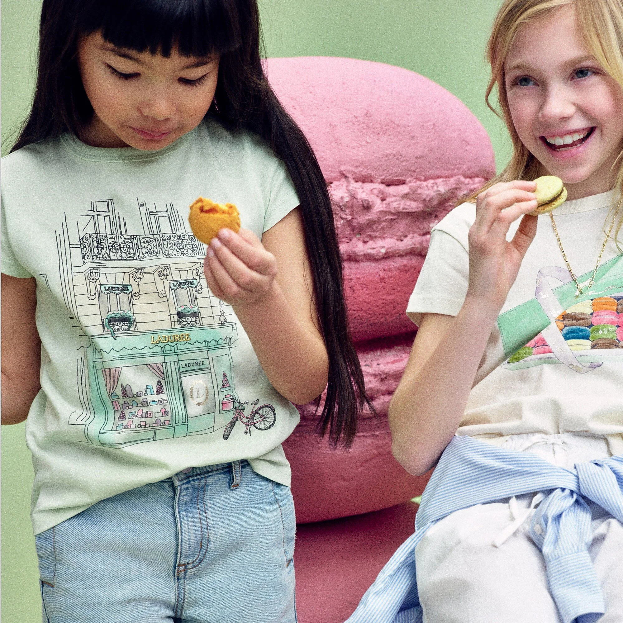 Ladurée x Crewcuts collab
