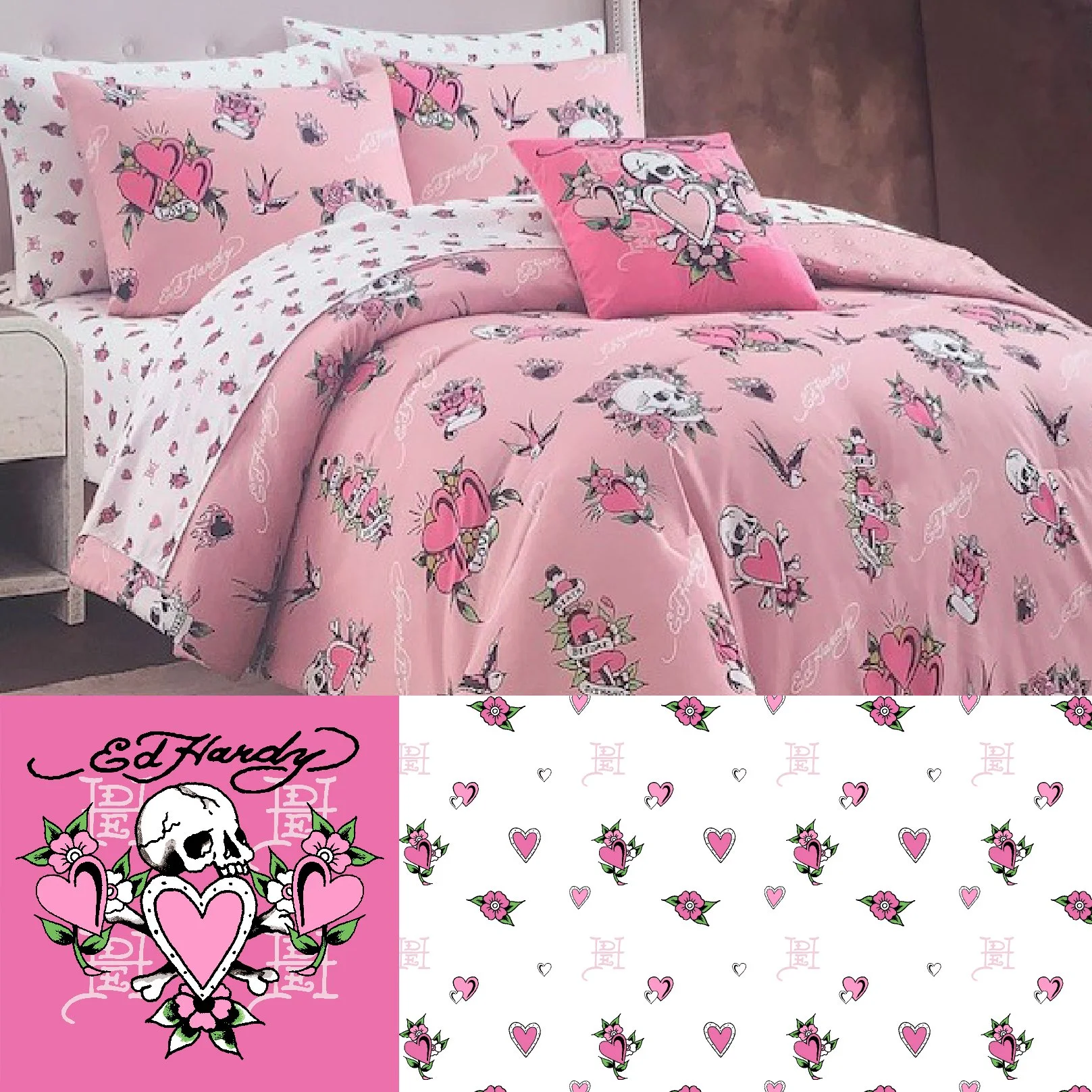 Decorative pillow and sheets