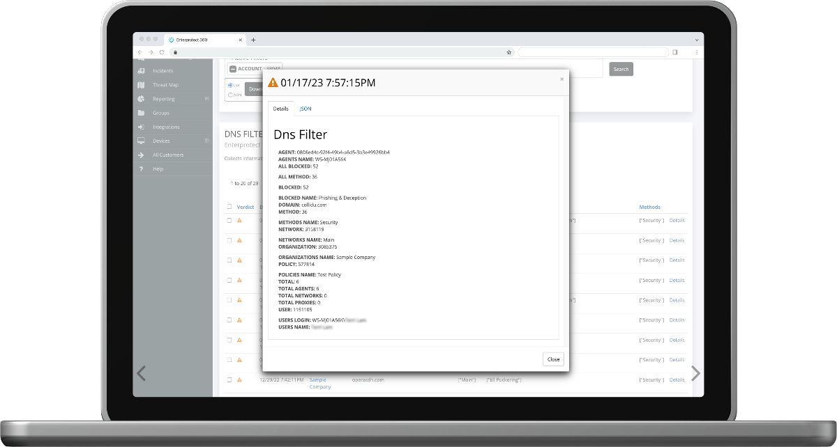 DNS Filtering &  Security Protect Against Phishing, Malware, Ransomware, and ZeroDay