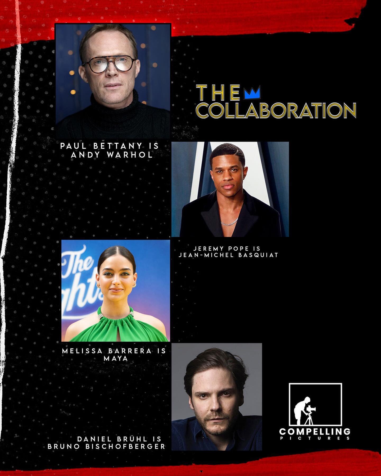 Let&rsquo;s welcome @melissabarreram to #TheCollaborationMovie team!! Melissa will play the role of Maya, a formidable truth-teller who loves Jean-Michel Basquiat and is wary of Andy Warhol. 

Melissa joins @paulbettany as Andy Warhol and @jeremypope