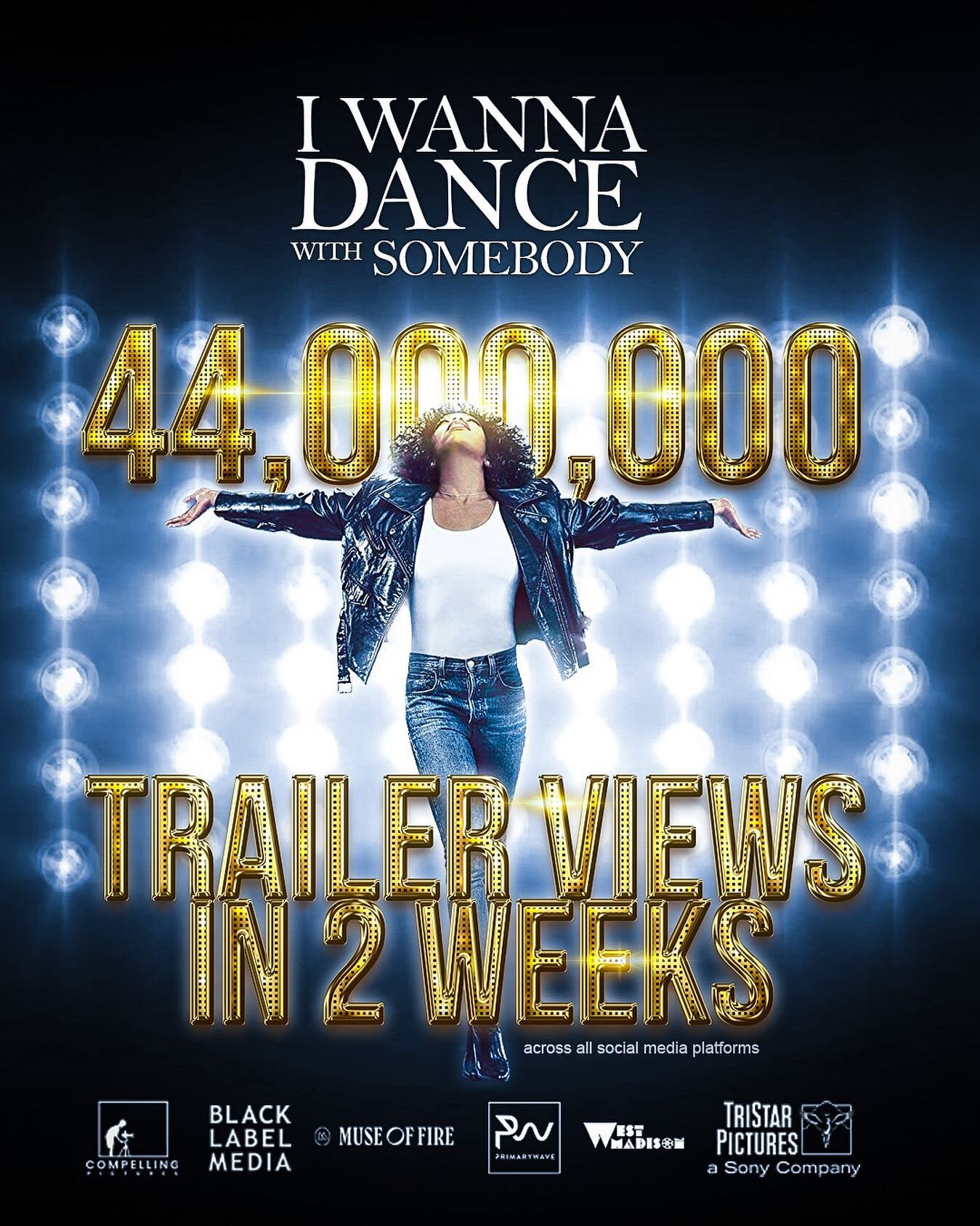 Happy Friday! 2 week update! ▶️ 44,000,000 #iwannadancemovie trailer views in two weeks across all social media platforms via @sonypictures @wannadancemovie accounts. This is huge!!! 

Let&rsquo;s keep the love going. Share this post, comment below a