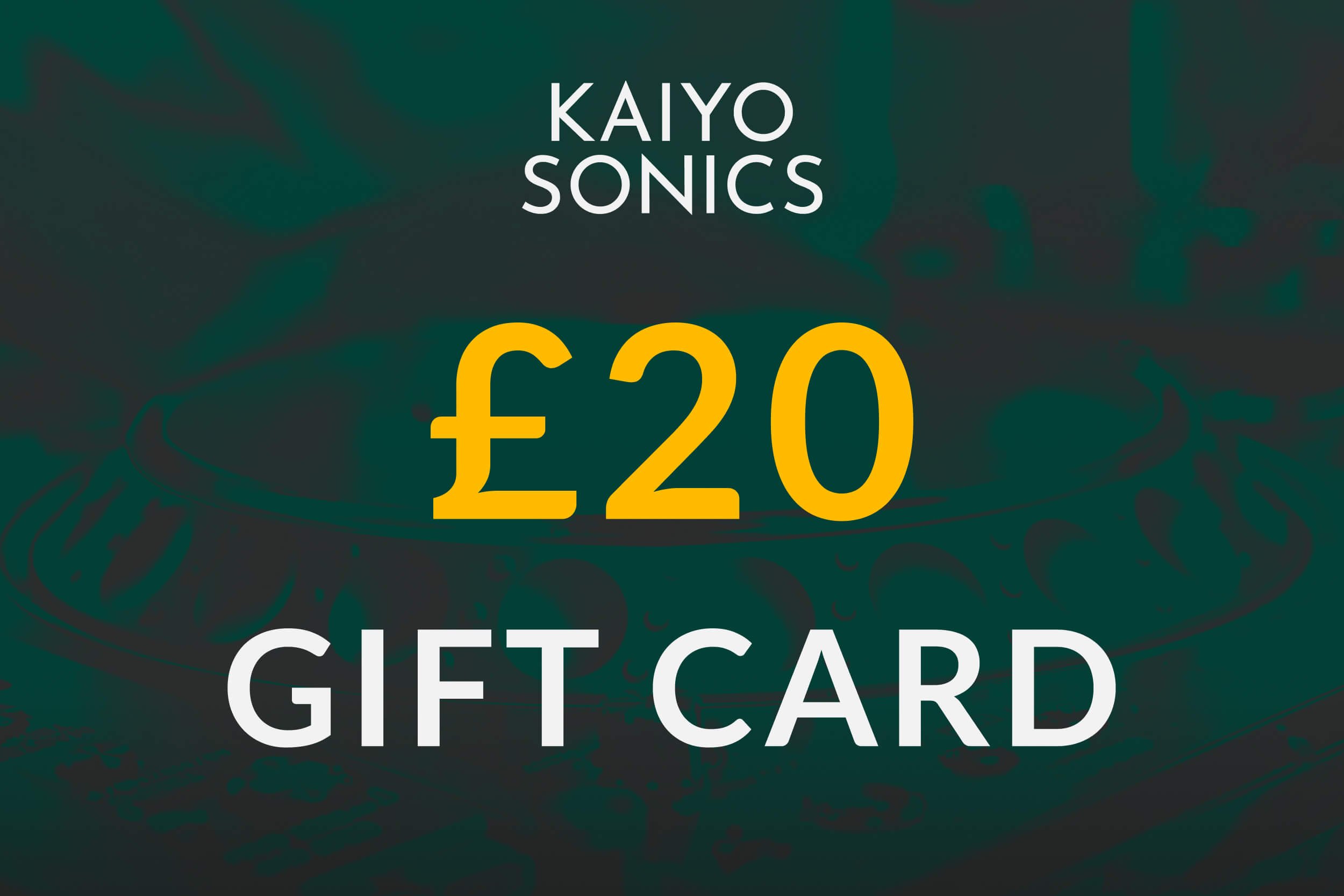 product thumbnail with green background image of Pioneer CDJ jog wheel and yellow and white text saying '£20 gift card'