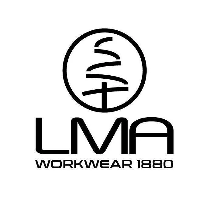 Logo de la marque LMA Workwear, année 1880, 