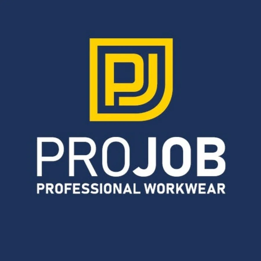Logo de PROJOB, une marque de vêtements professionnels pour travailleurs.