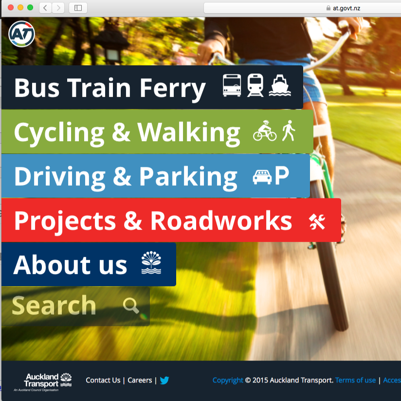 Auckland Transport Website
