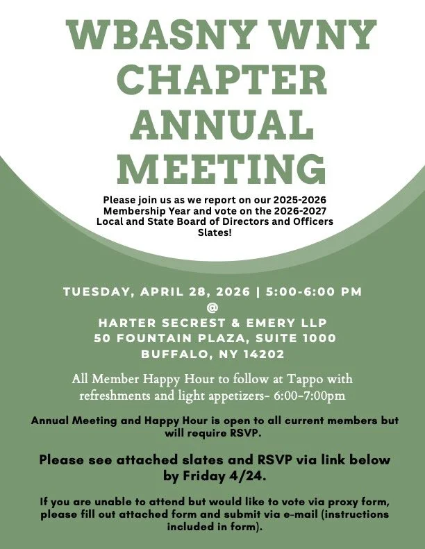 Annual Meeting and Happy Hour