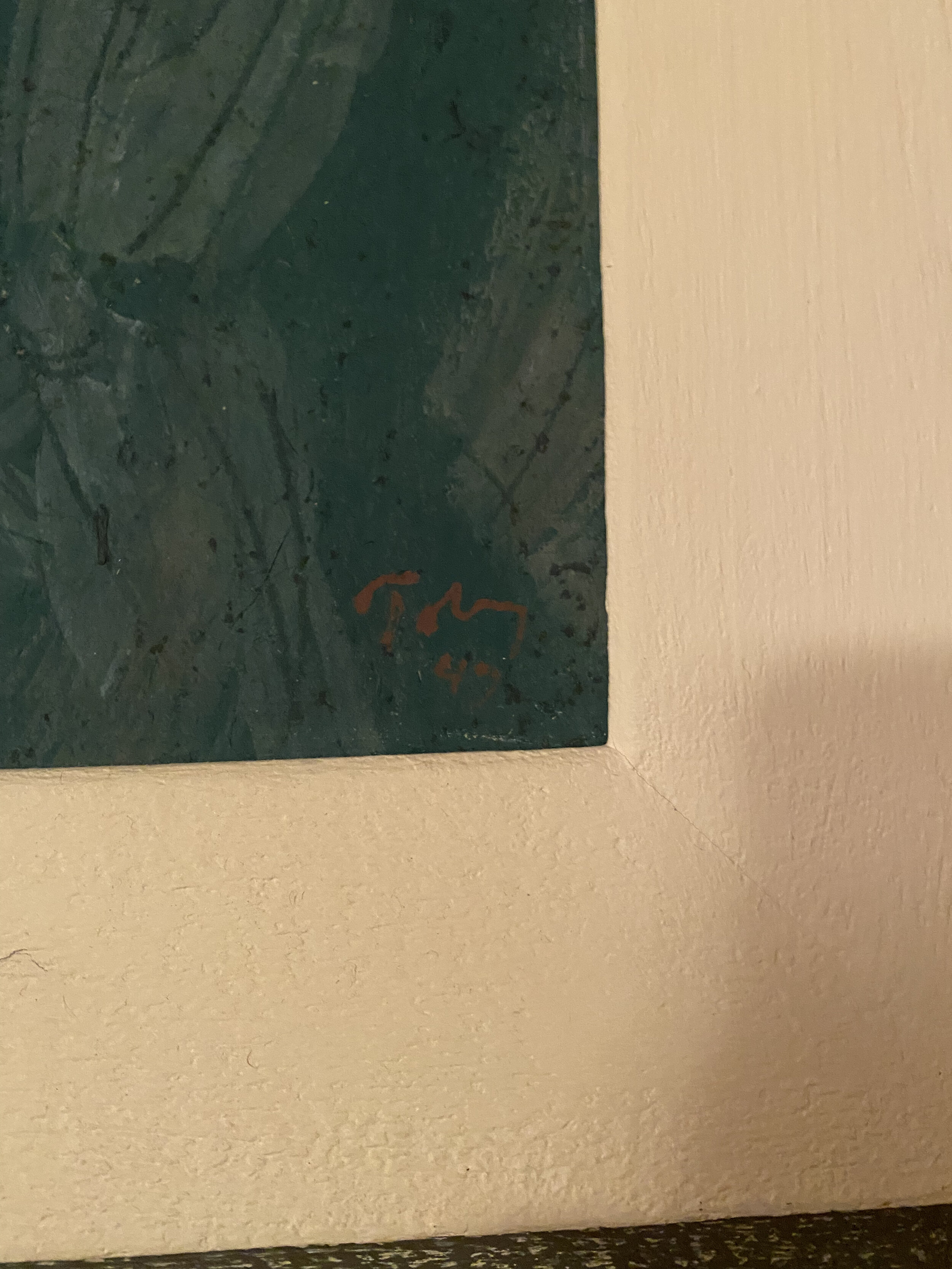 Mark Tobey signature- THE DEPOSITION