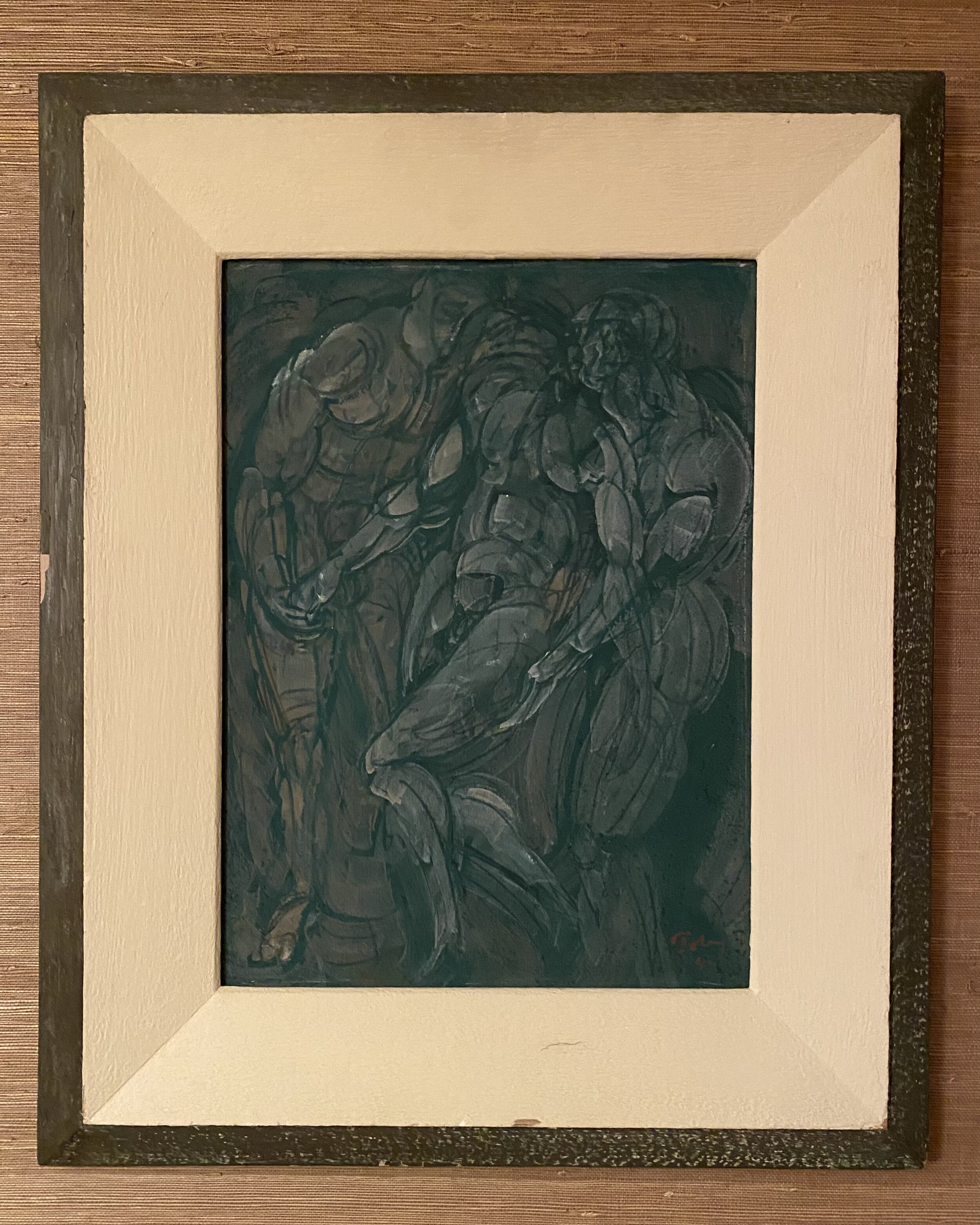 Mark Tobey original- THE DEPOSITION (Mary taking Jesus off of the cross)