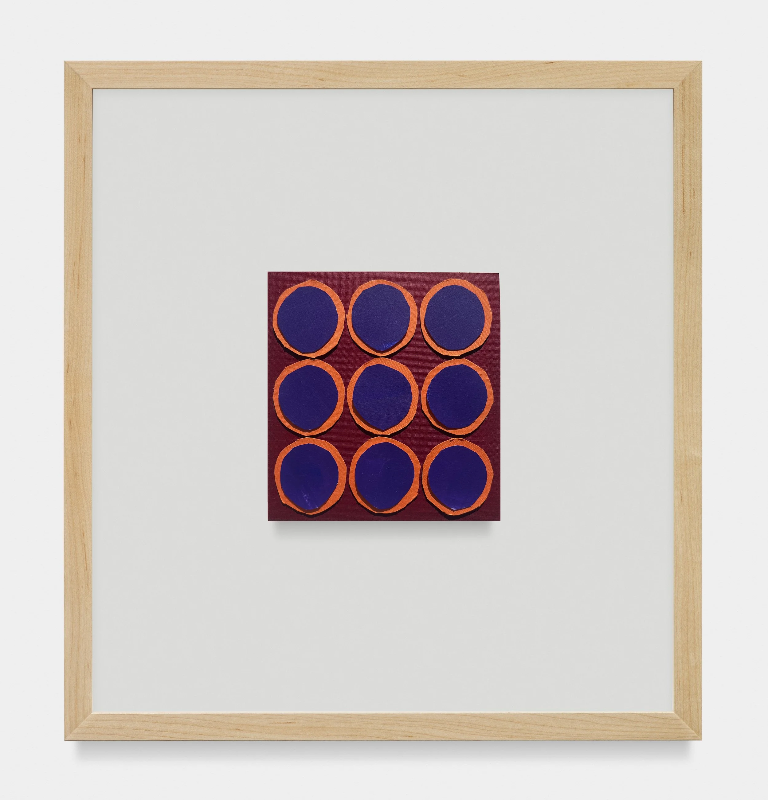 Untitled Collage 2026 |Construction paper and archival tape | 4.75 x 4.5 in