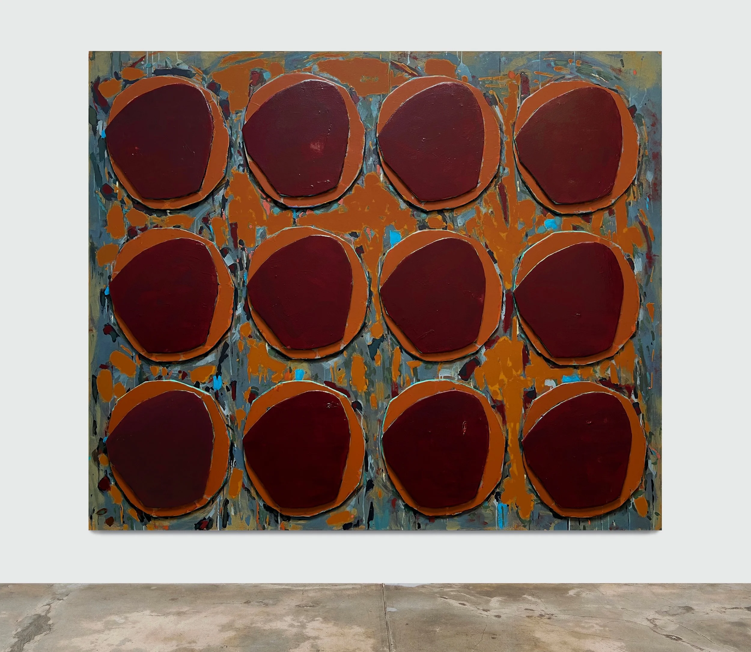 Ritual Magick,
2026,
acrylic on canvas and board, 
182.7 x 219.2 x 7.7 cm | 72.0 x 86.0 x 3.0 in