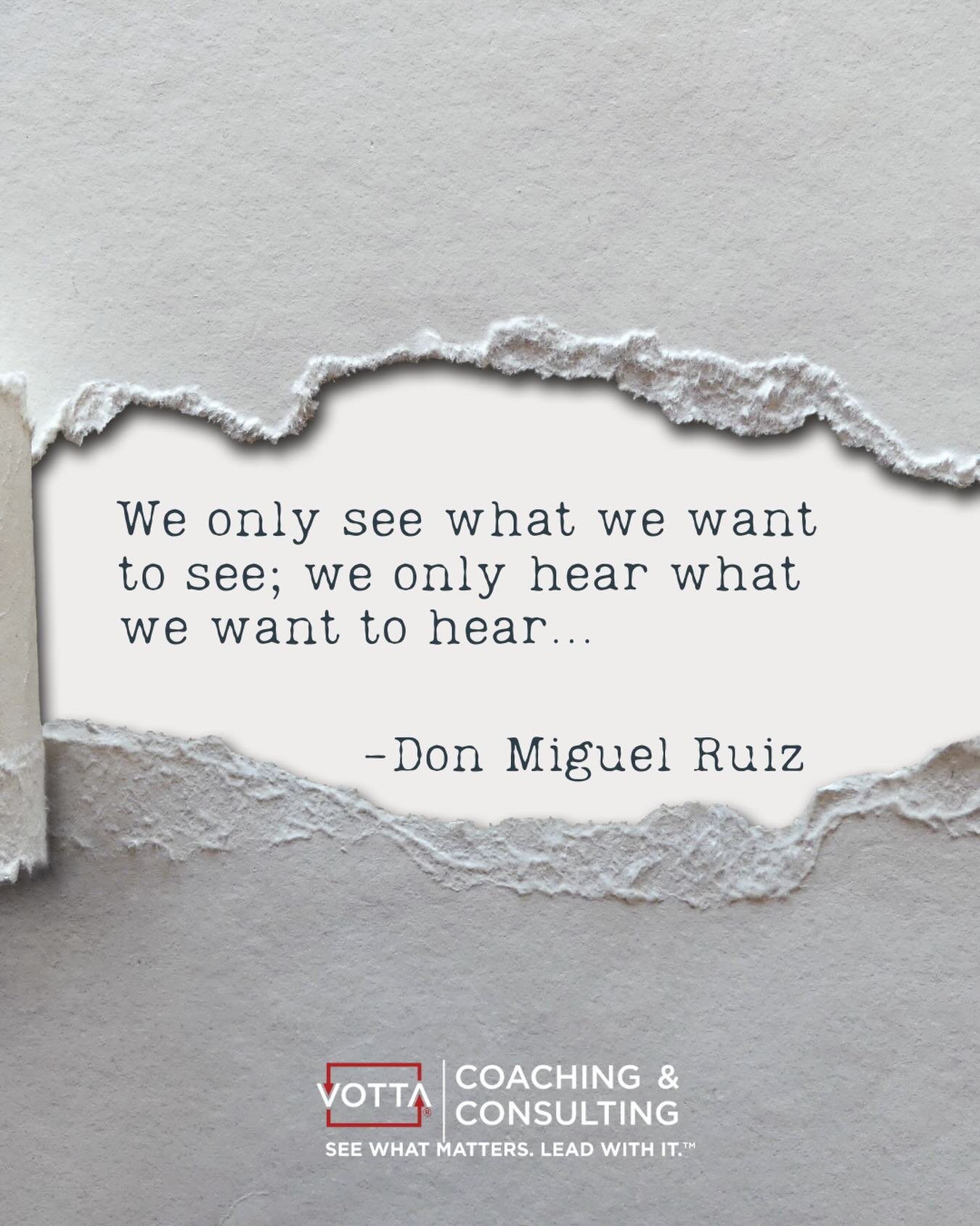 &ldquo;We only see what we want to see; we only hear what we want to hear. Our belief system is just like a mirror that only shows us what we believe.&rdquo; -Don Miguel Ruiz

What if how we view things really makes all the difference?

Being able to