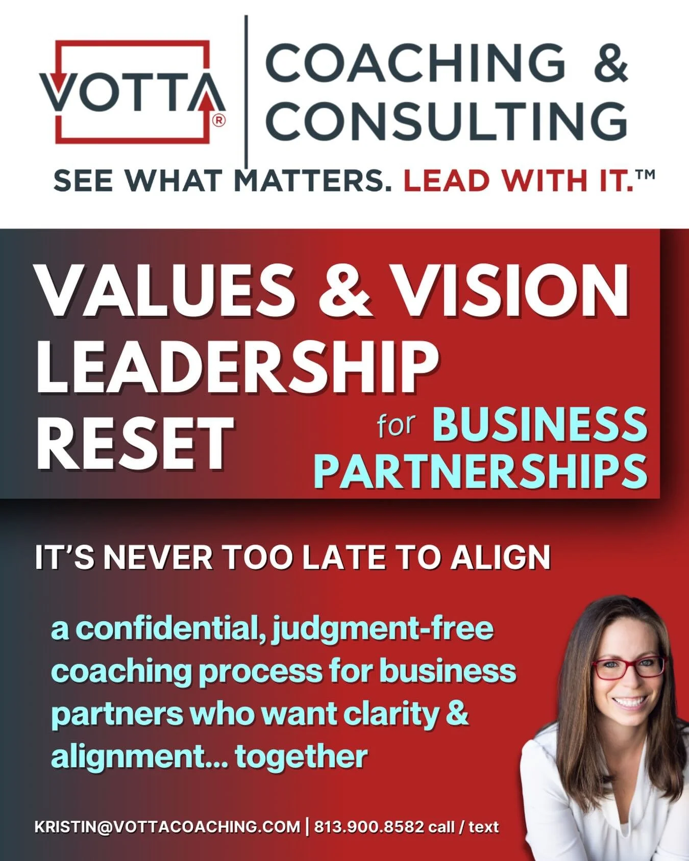 It&rsquo;s never too late to align.

Business partnerships don&rsquo;t usually fail because of effort - they struggle because values drift, vision blurs, and conversations stop happening clearly.

This Values &amp; Vision Leadership Reset for Busines