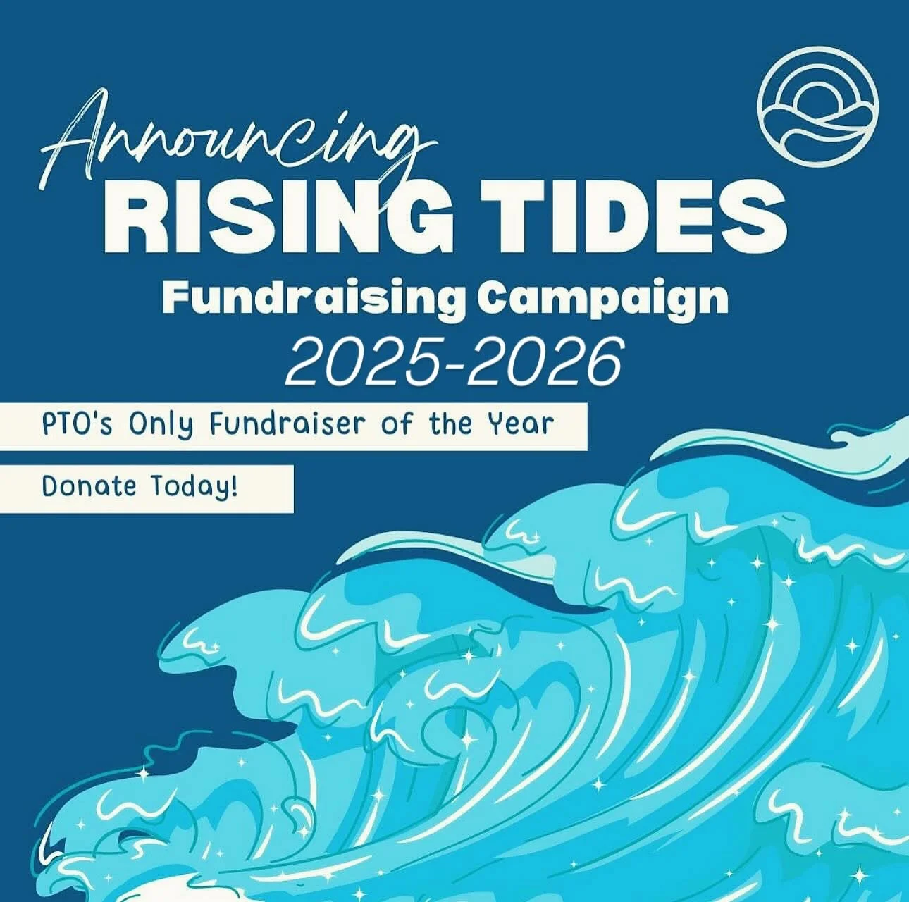 Your Tumwater PTO Board is excited & proud to launch our 2025-26 Rising Tides fundraising campaign. This annual fall event is our only PTO fundraiser, focusing on giving what we can to RAISE ALL KIDS.
Check out your Parentsquare message, where w