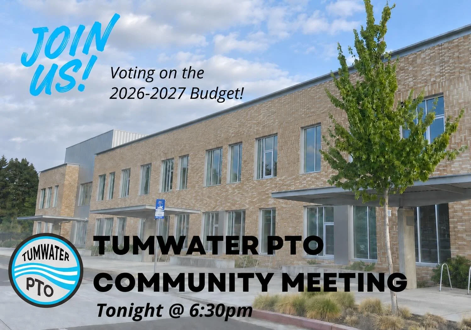Join us this evening in the TMS Library at 6:30pm for our final Community PTO Meeting of the year!

We&rsquo;ll be introducing the 2026&ndash;2027 Board Members, sharing important updates, and voting to approve the 2026&ndash;2027 PTO budget.

Incomi