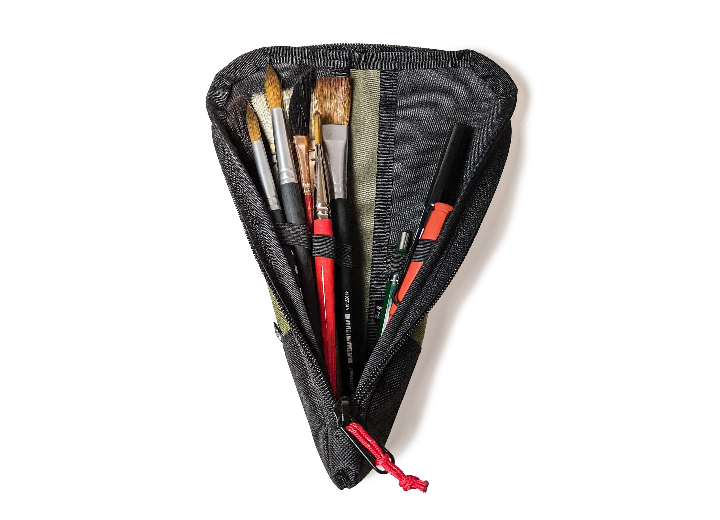 Brush Wallet_Olive_Lay Open.jpg