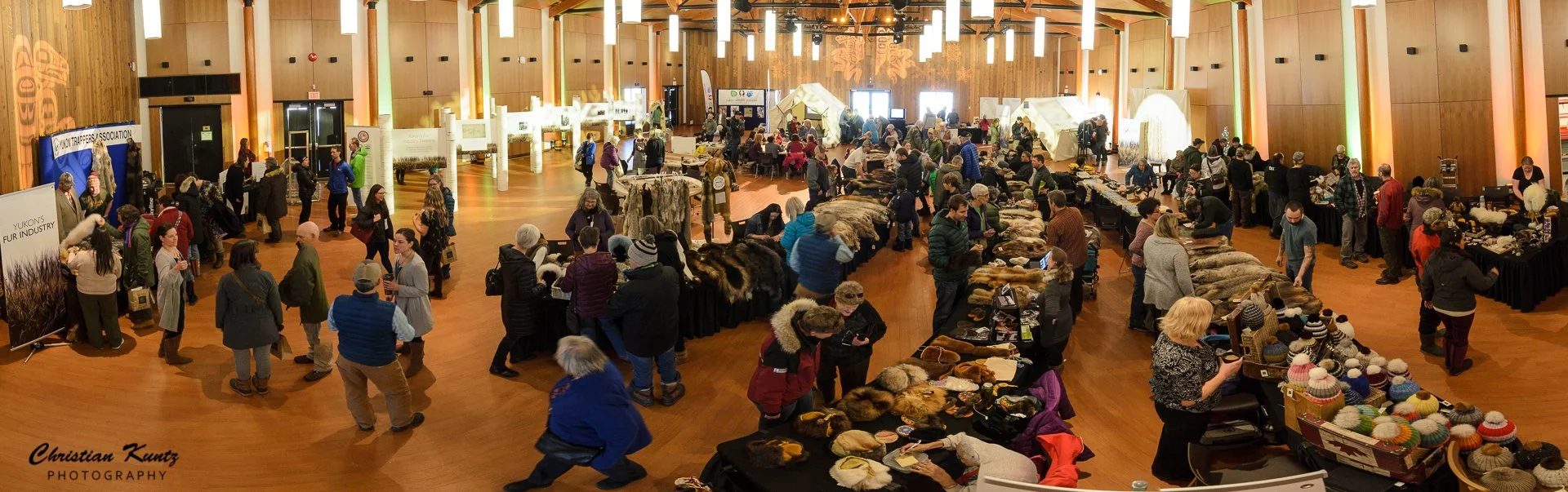 Panorama photograph by Christian Cuntz showing an image of Unfurled event created for Shot in the Dark Productions in 2018