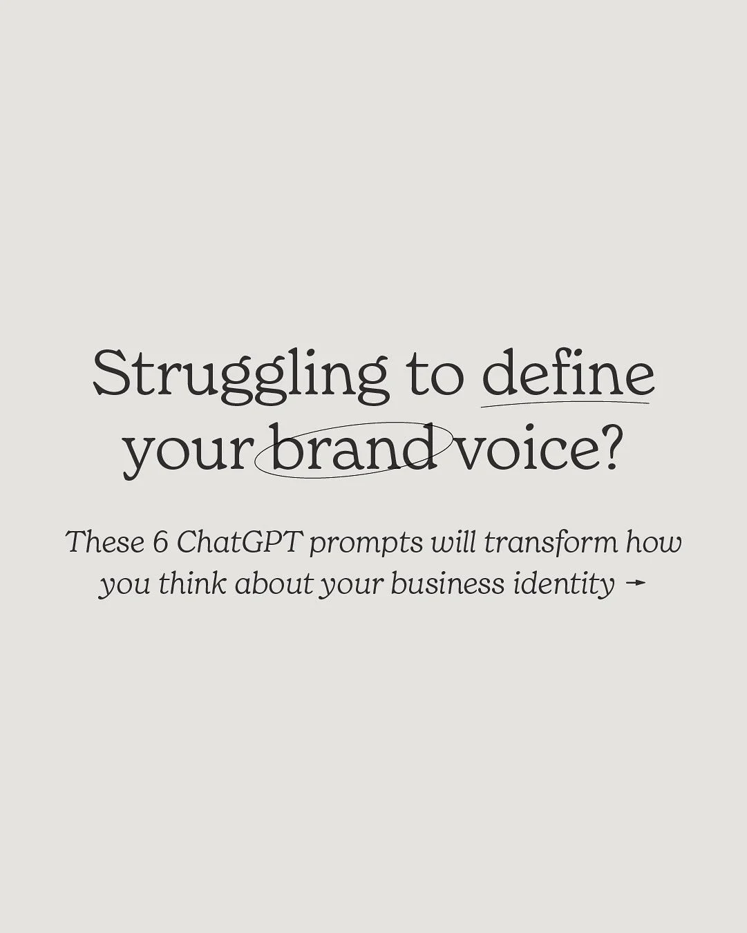 Your brand isn&rsquo;t just a logo &ndash; it&rsquo;s the entire experience your customers have with your business 💡

If you&rsquo;re struggling to articulate what makes you different, attract your ideal clients, or create consistent messaging acros