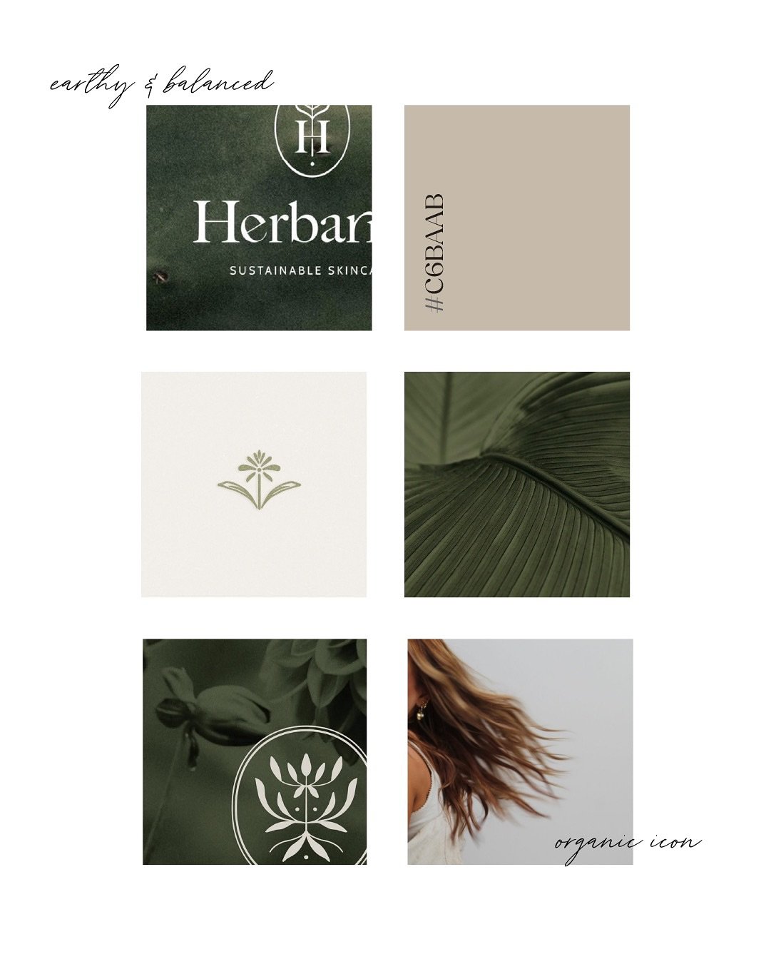 🌿 When Dee came to me with her vision for a plant based salon rooted in clean beauty, I knew the brand needed to feel as pure as the ingredients she uses. Earthy tones, botanical elements, and soft minimalism&mdash;every detail reflects a commitment