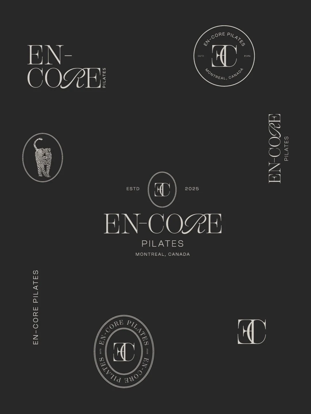 Some brands are worth coming back to. 🤍

When a brand deserves a second look, you find a way to work a leopard into the logo suite. This is a revisit to an identity I designed exactly a year ago &mdash; refined and expanded into a full system includ