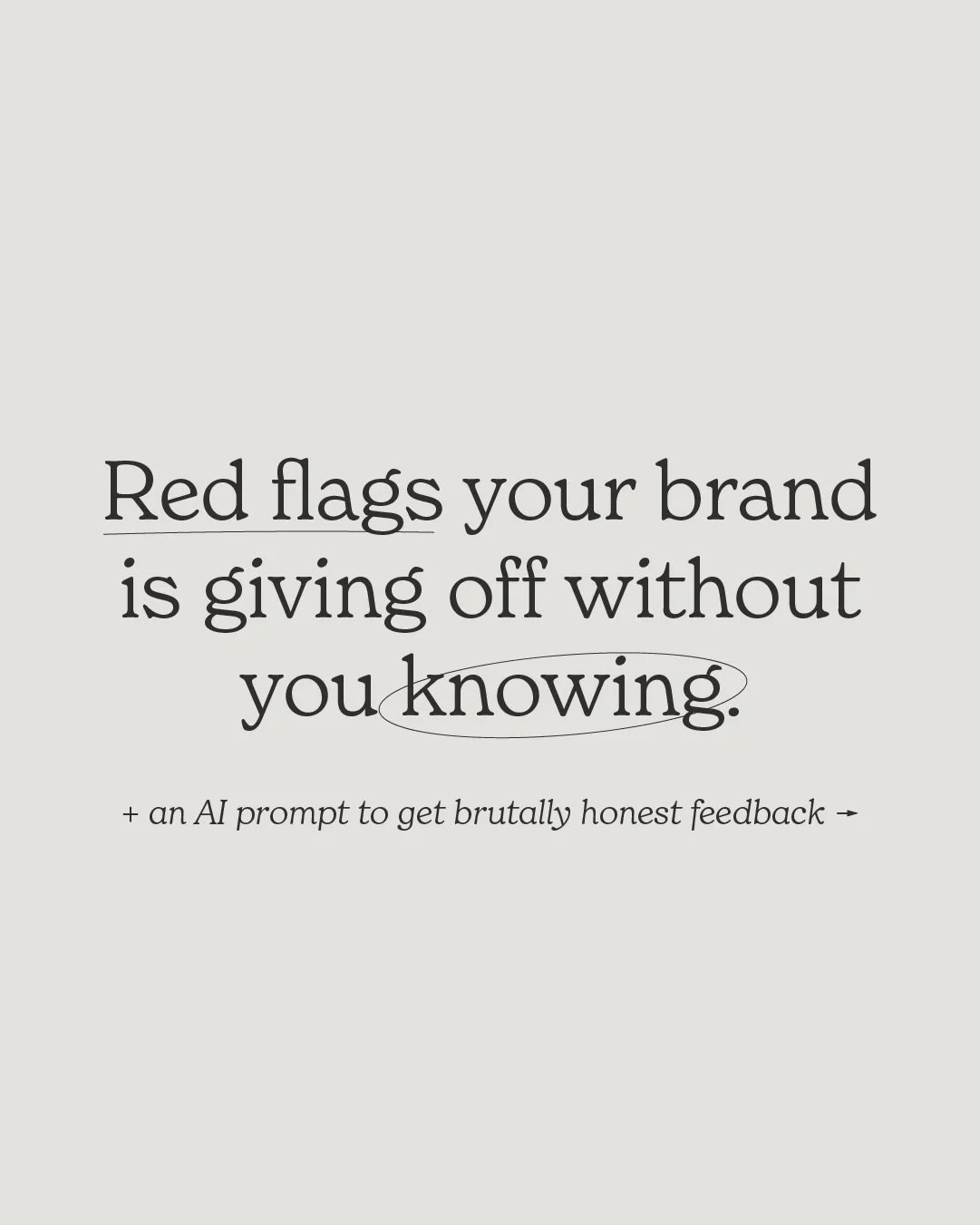 Your brand is either building trust or breaking it &mdash; and most business owners have no idea which one is happening. 👀 Swipe through, then use the AI prompt on slide 7 to get a real, unfiltered audit of your brand. 

I am going to try this too a