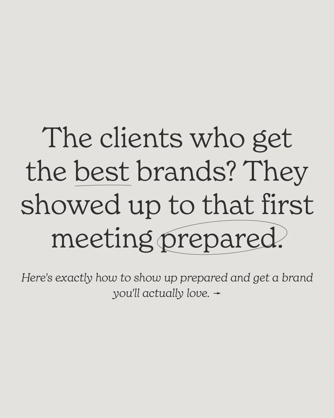 Pssst&hellip; the secret to getting a brand you actually love? showing up to that first meeting prepared. 🤍

I know, I know. easier said than done, but I promise it&rsquo;s not as overwhelming as it sounds and this carousel breaks it all down for yo