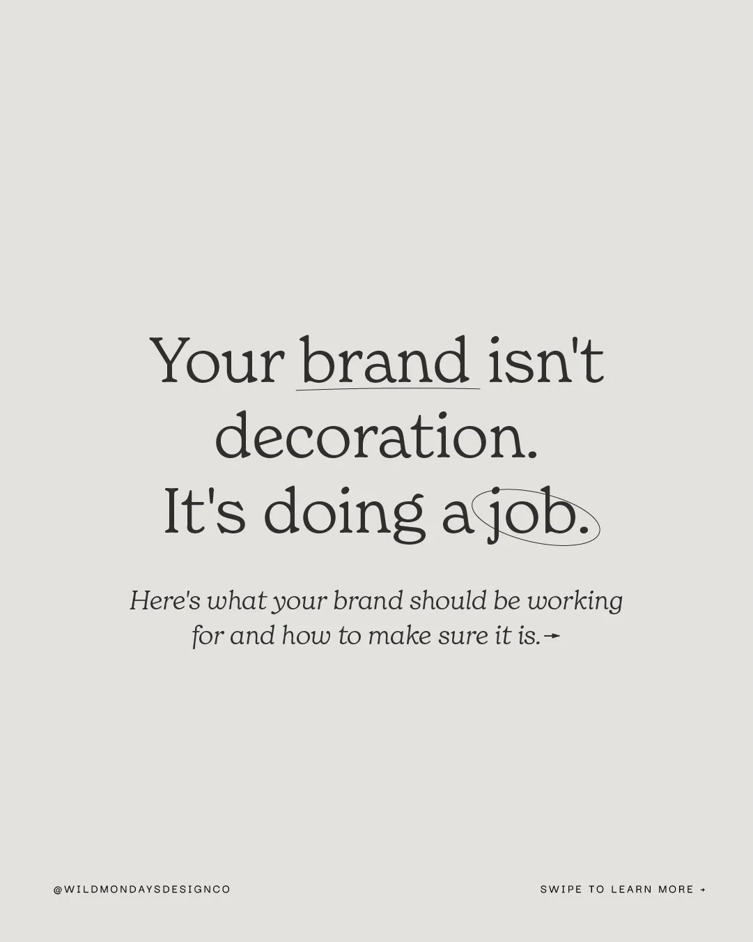 Here&rsquo;s the thing nobody tells you when you&rsquo;re starting a business: your brand is working 24/7, even when you&rsquo;re not.

Every touchpoint is either building trust or chipping away at it. And a logo alone can&rsquo;t carry that weight.
