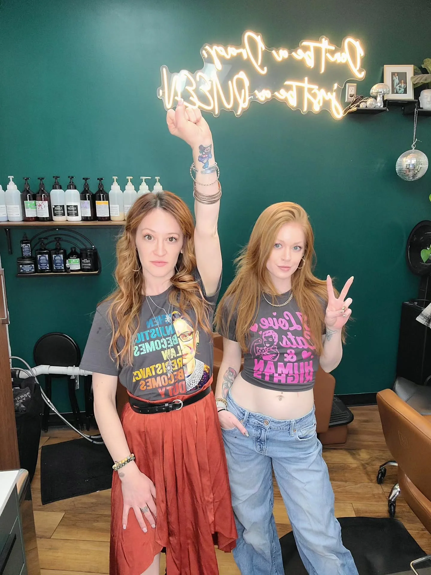 "When injustice becomes law, RESISTANCE becomes duty." 

❤️🧡🩷💚🩵💙💜💛🖤🤎

You have a safe space with us. 

#fuckice #resist #RBG #doseoffrickx