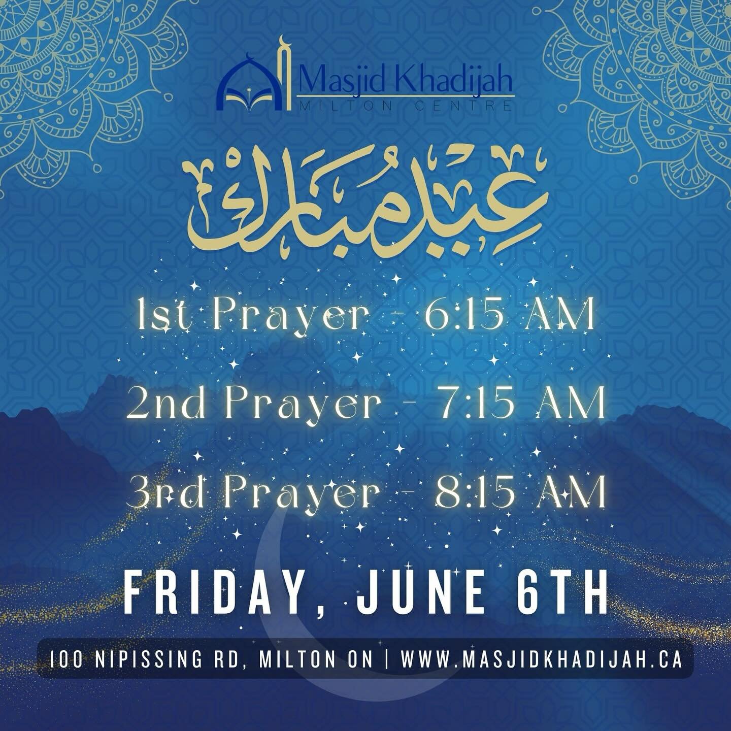 Eid Al-Adha. DM us for any info