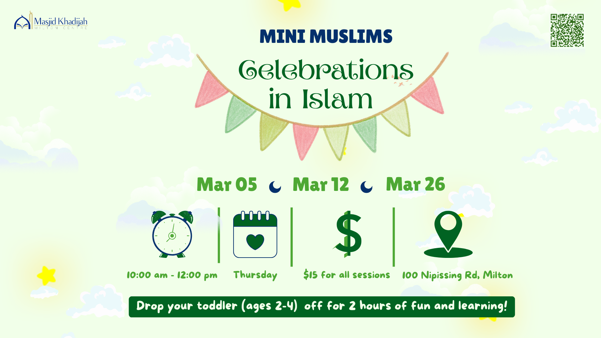 Mini Muslims Toddler Drop-In Program