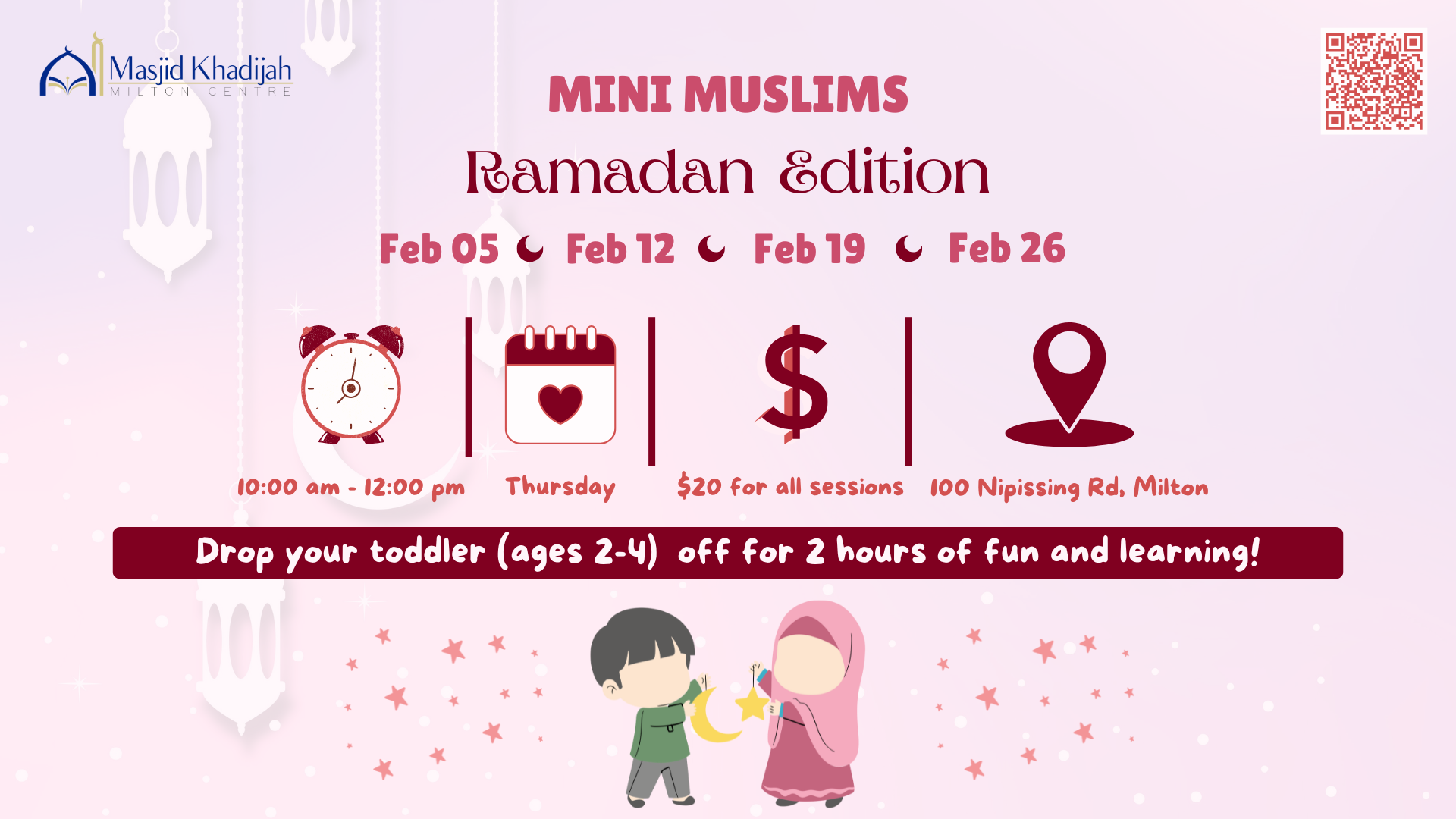 Mini Muslims Toddler Drop-In Program