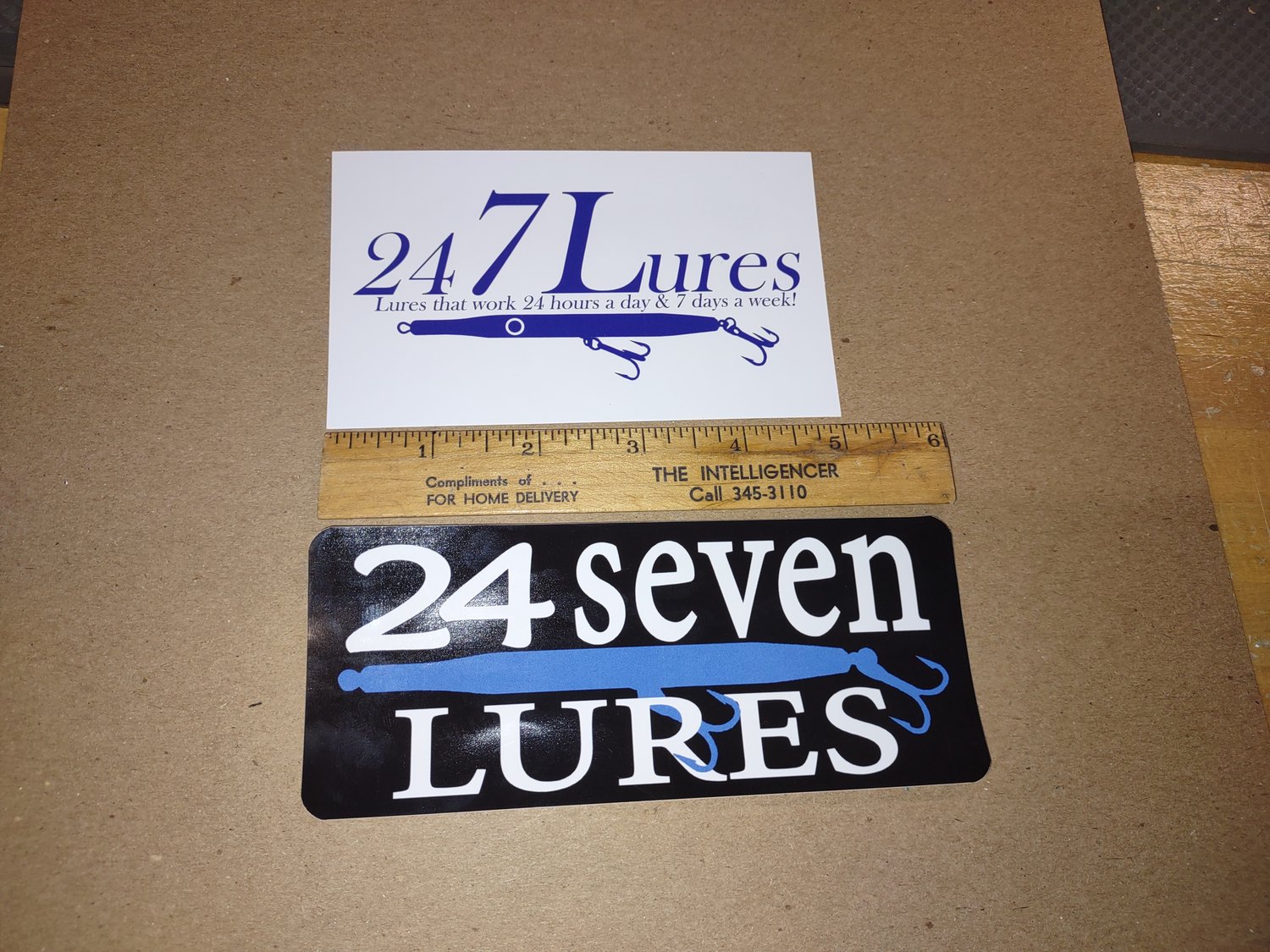 Stickers - 247 Lures Logo — 247 Lures - Handmade wooden lures