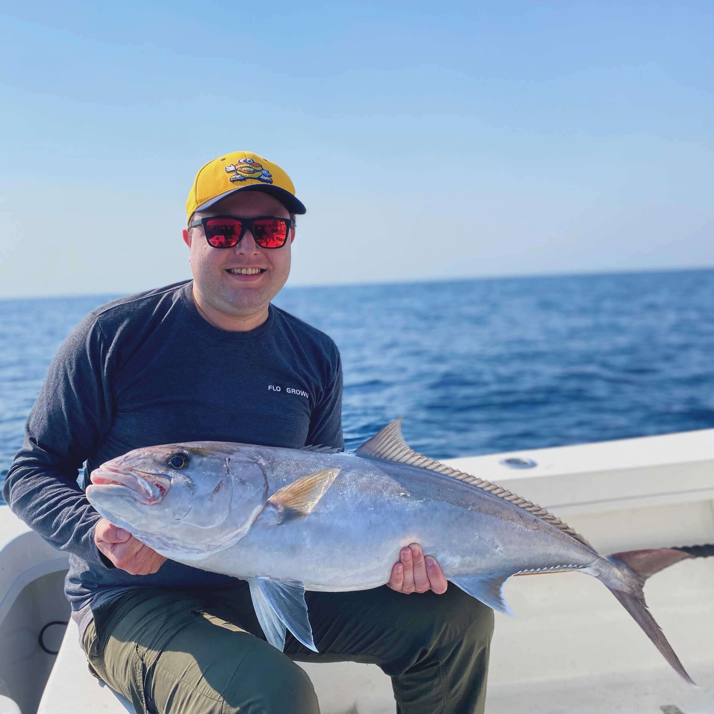 Colby with the first Amberjack of the year. Glad to see these guys showing back up! 
-
-
-
#amberjack #deepseafishing #reefdonkey #catchandrelease #offshorefishing #bowedup