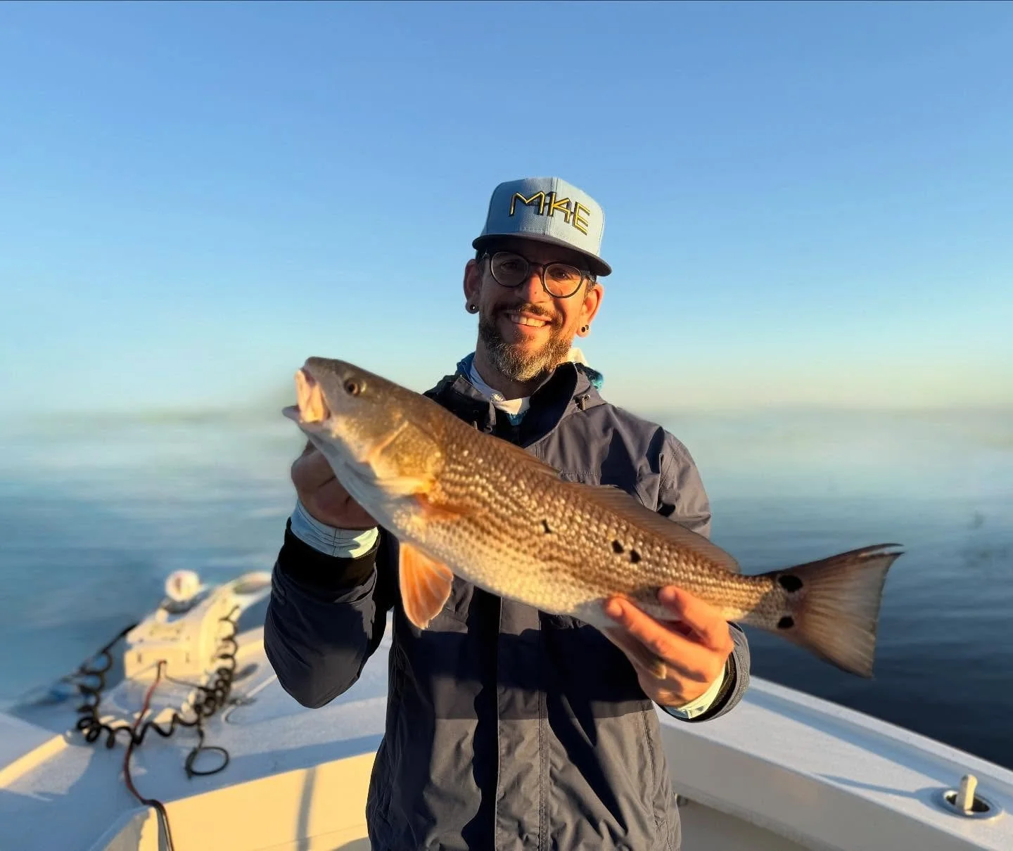 Kevin came out solo this morning and pulled on fish the whole time. Easy, fun, relaxing fishing going on right now. If inshore is your thing now is the time!