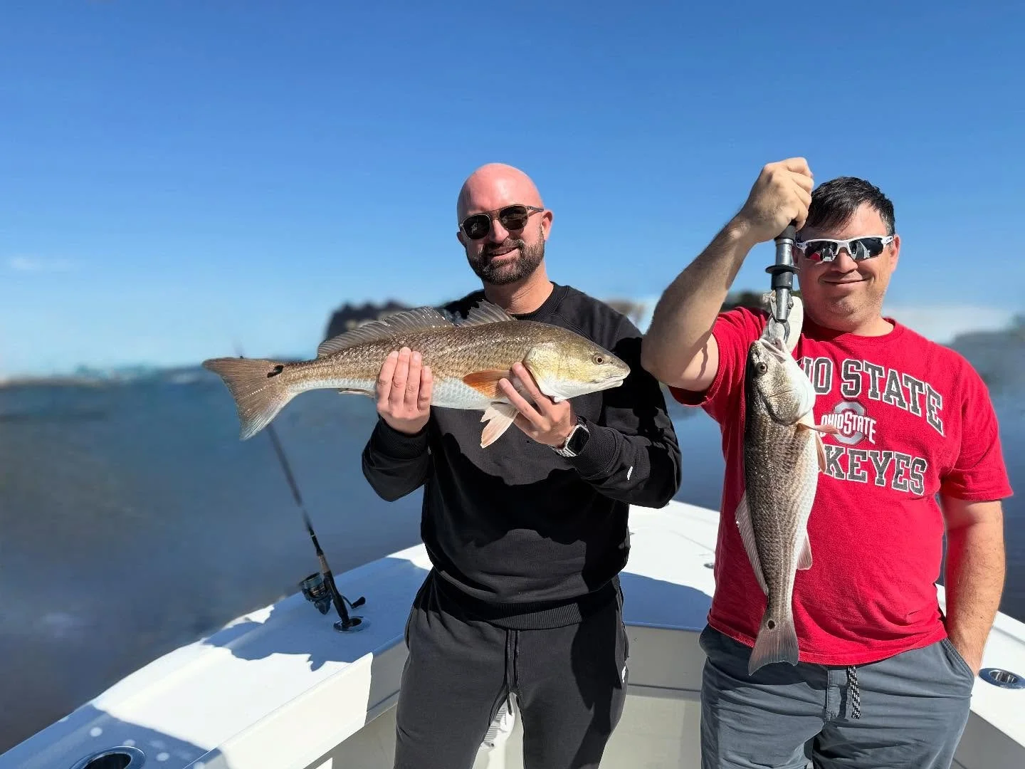Long time repeats Mike and Nick came out for a picture perfect day! Beautiful weather and silly easy fishin 🎣