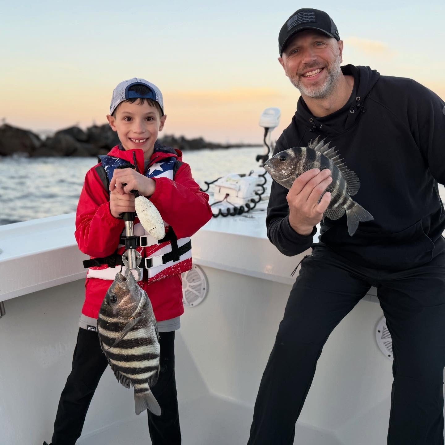 Liam and Jason came out to mix it up from their usual back country action. They didn&rsquo;t waste any time on getting bit! 🎣