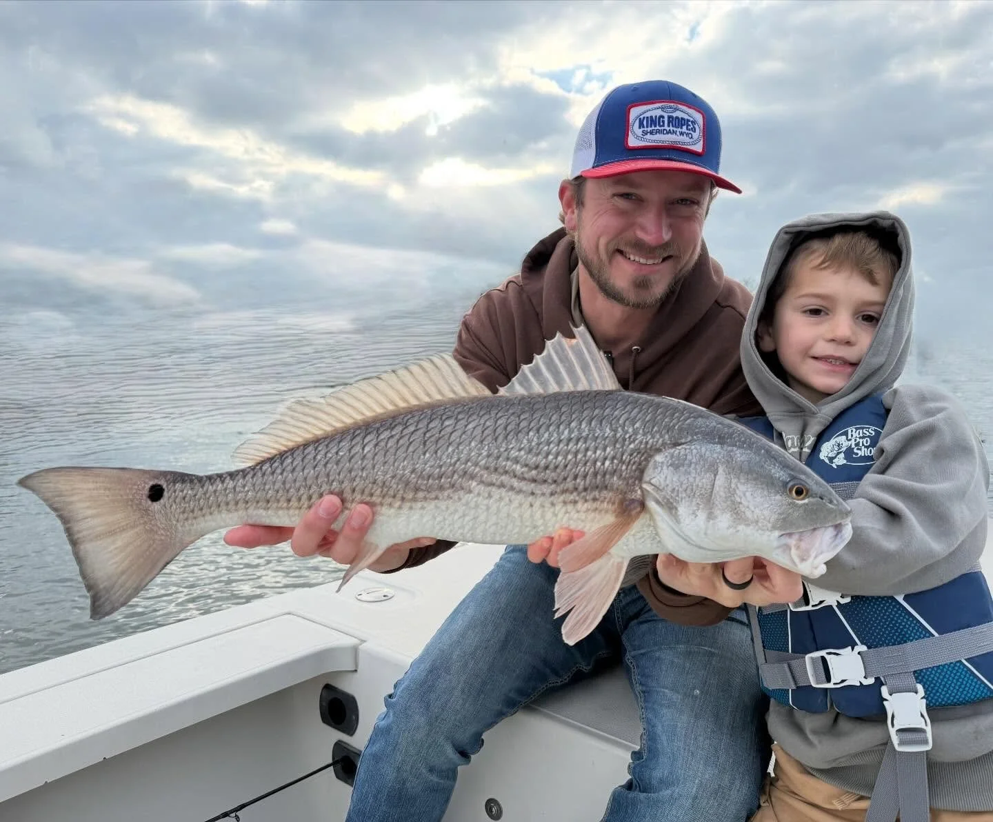 This morning I had the absolute pleasure of taking Josh and Colt for some Back Country fun! We started out catching some Sea Trout. Colt quickly mastered that boating some really solid fish! Colt has a knack that just can&rsquo;t be taught! His techn