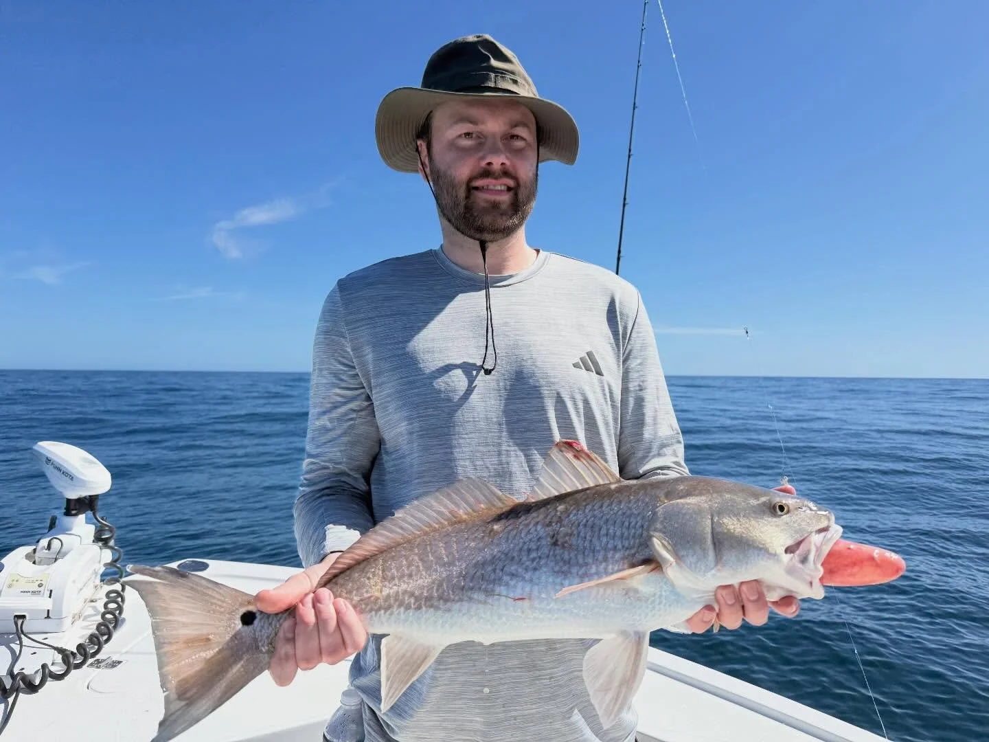Headed offshore today and was stoked with the conditions we found to spite a 50/50 forecast. 

Redfish, Red snapper, sea bass. Good ol fashioned bottom fishin fun today.