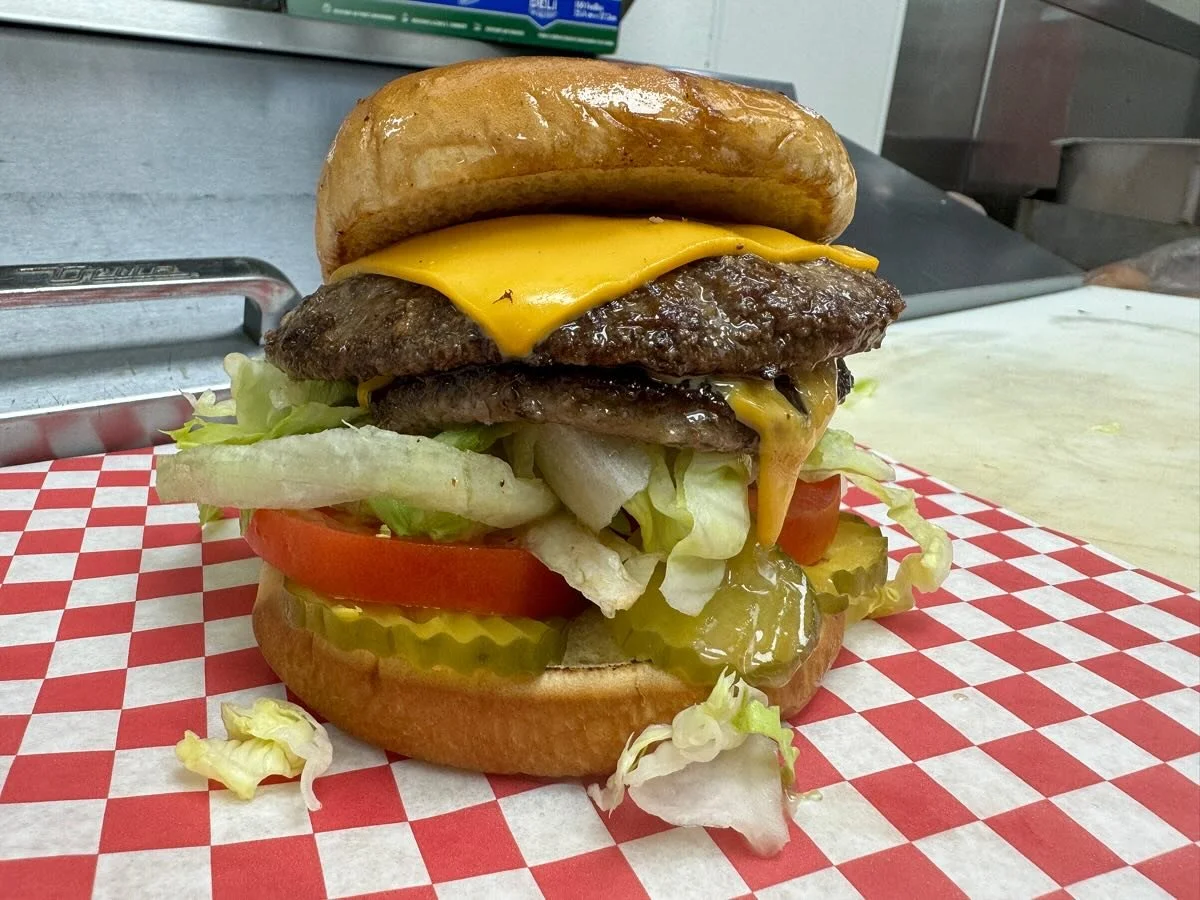 Classic double meat double cheese! #vickshamburgers #homeoftheultimateburger