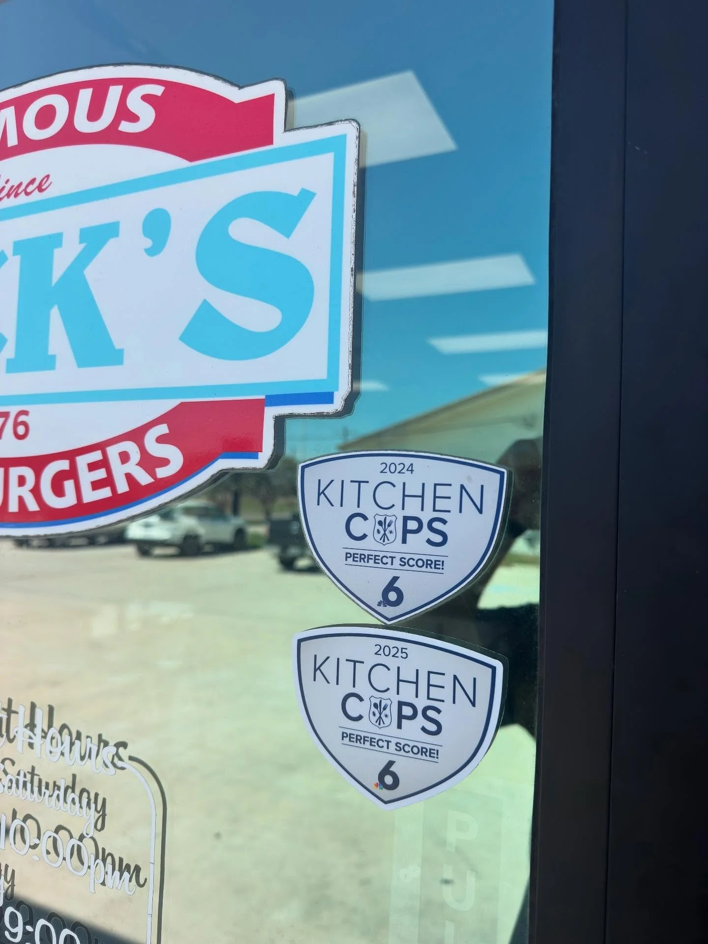 Another perfect health score for the collection! #vicksfamoushamburgers #corpuschristi