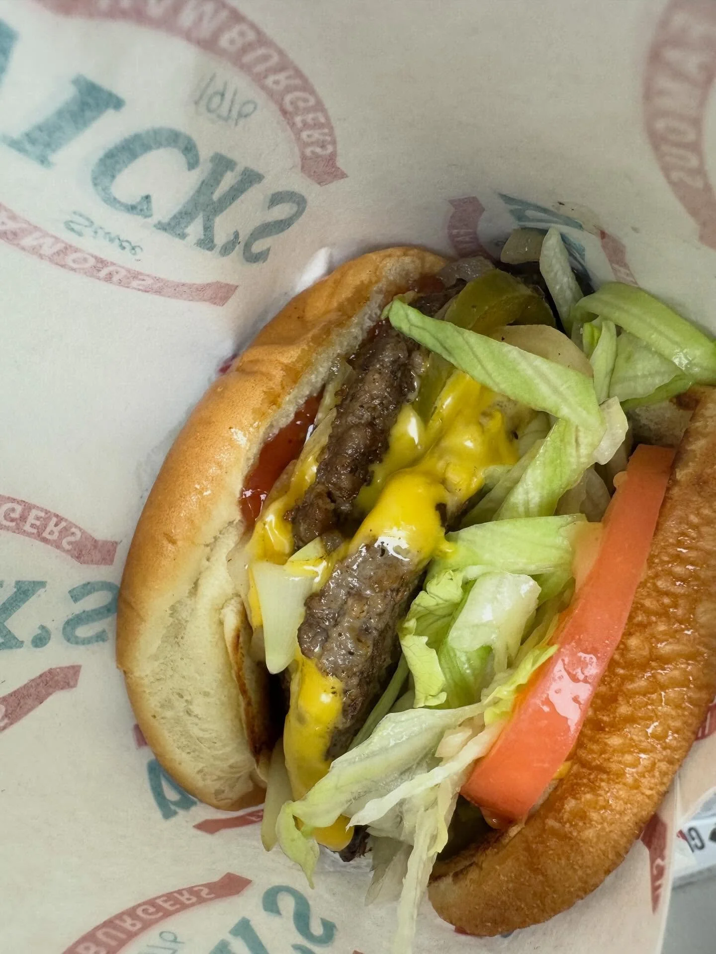 Just a classic cheeseburger. Come get some!