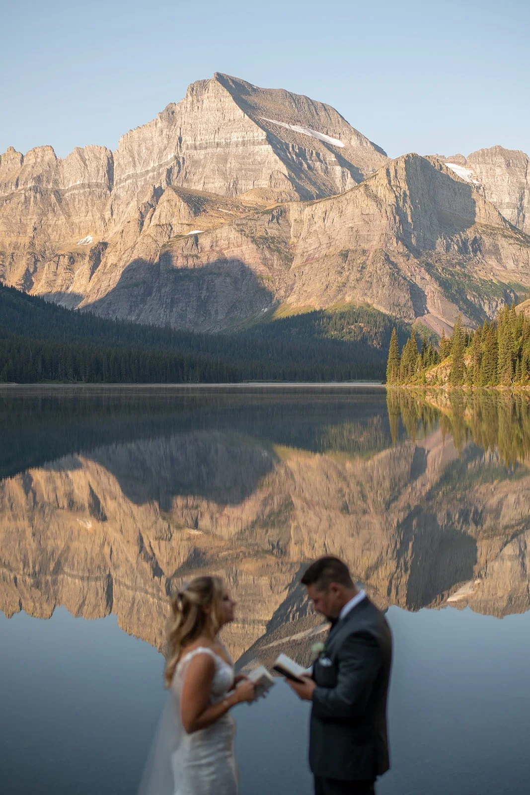 Sunrise Elopement in Glacier National Park