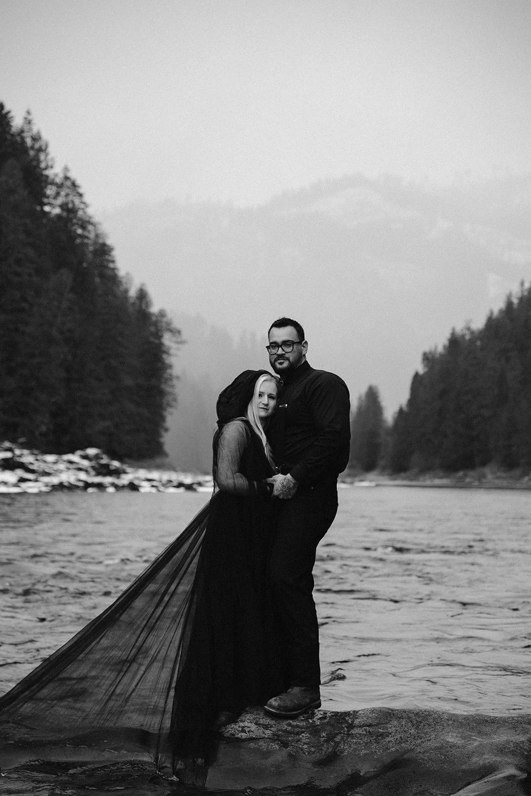 Mac & Jakobs Northern Idaho Hot Spring Elopement