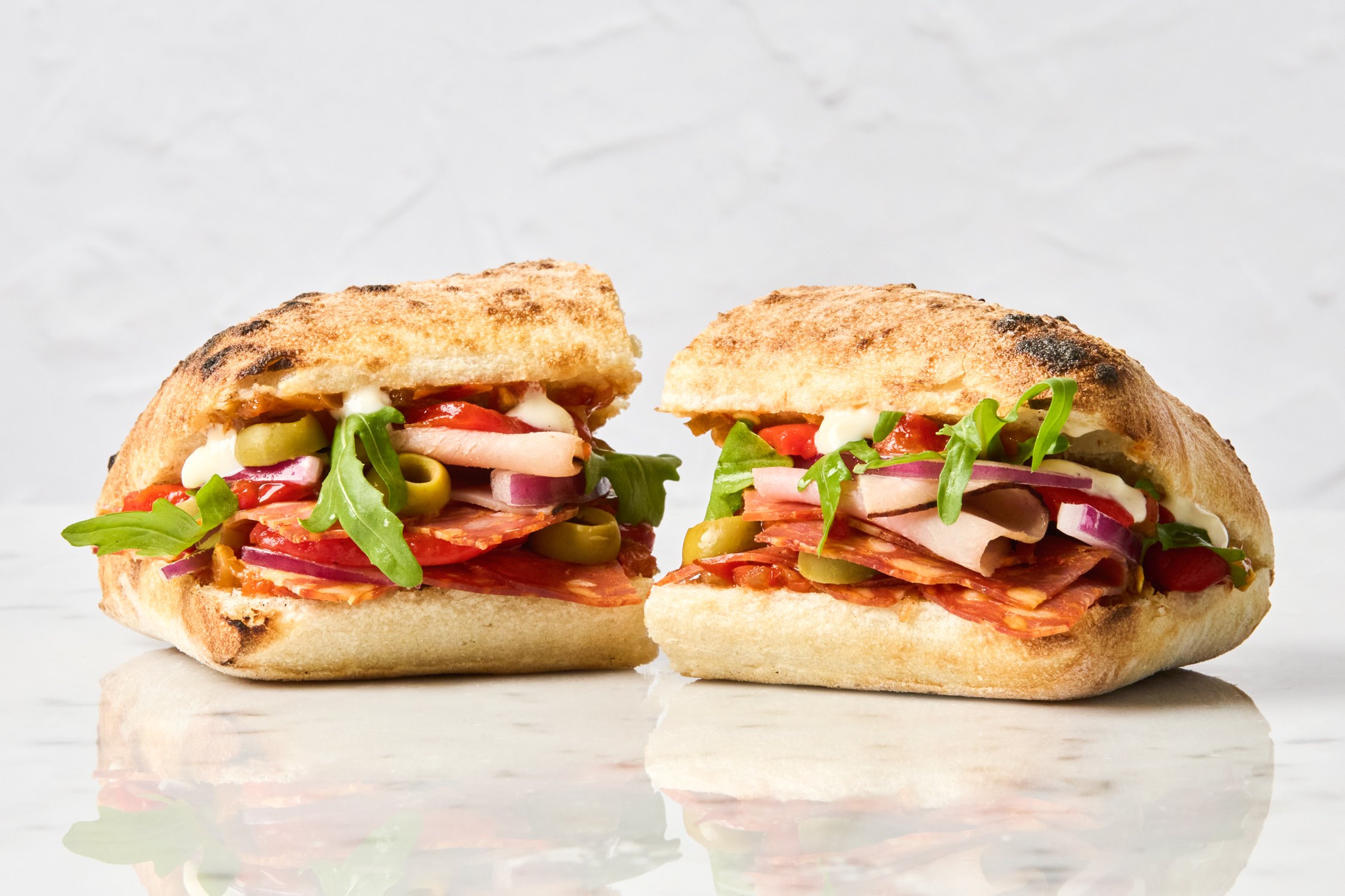 Images of tasty sandwiches by Toronto based food photographer Joanna Wojewoda.