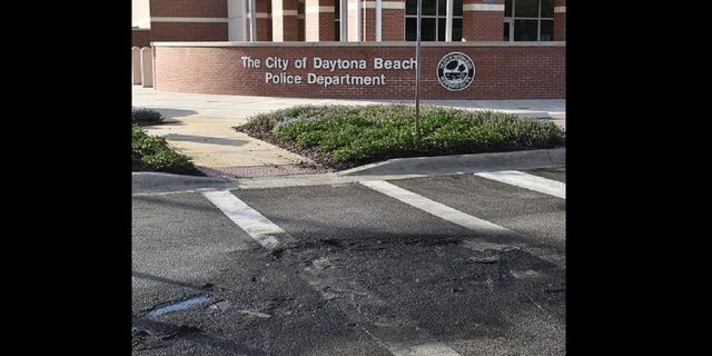 Florida Man Drives into Police Parking Lot Engulfed in Flames