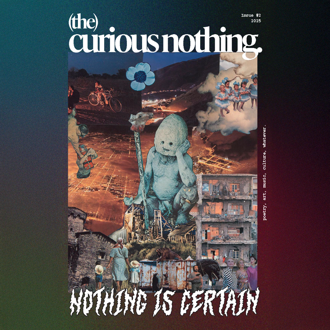 Yr Editor Sucks! But, Issue #2 is Finally Here. — (the) curious nothing