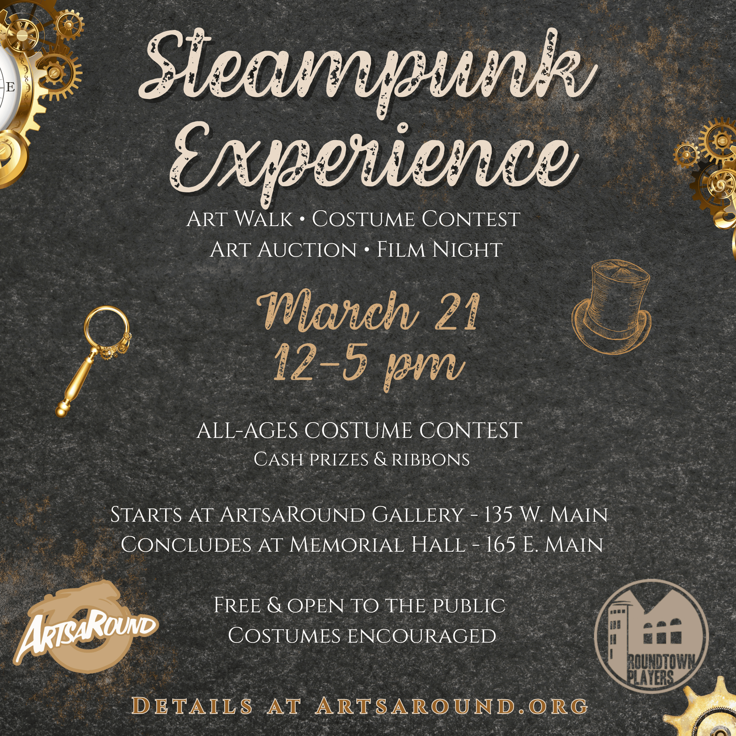 Steampunk Arts &amp; Culture Event March 21, 2026