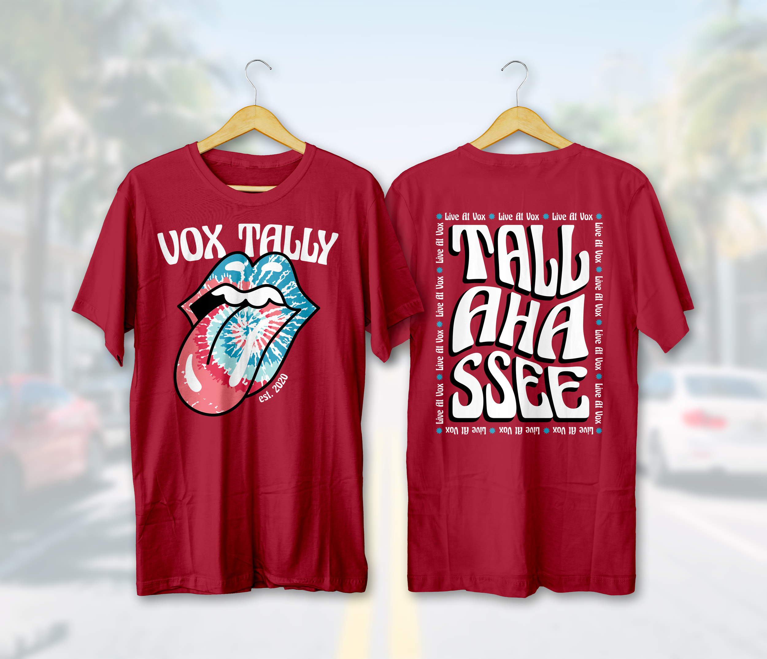 A fun six-color design for a student apartment complex in Tallahassee, FL.