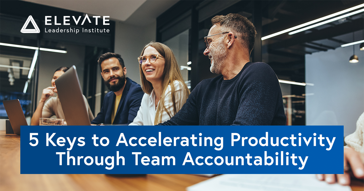 The most consistently powerful results come from a cohesive team where everyone holds themselves and each other accountable.
Learn what you can do as a leader to create a culture of accountability in our latest blog!