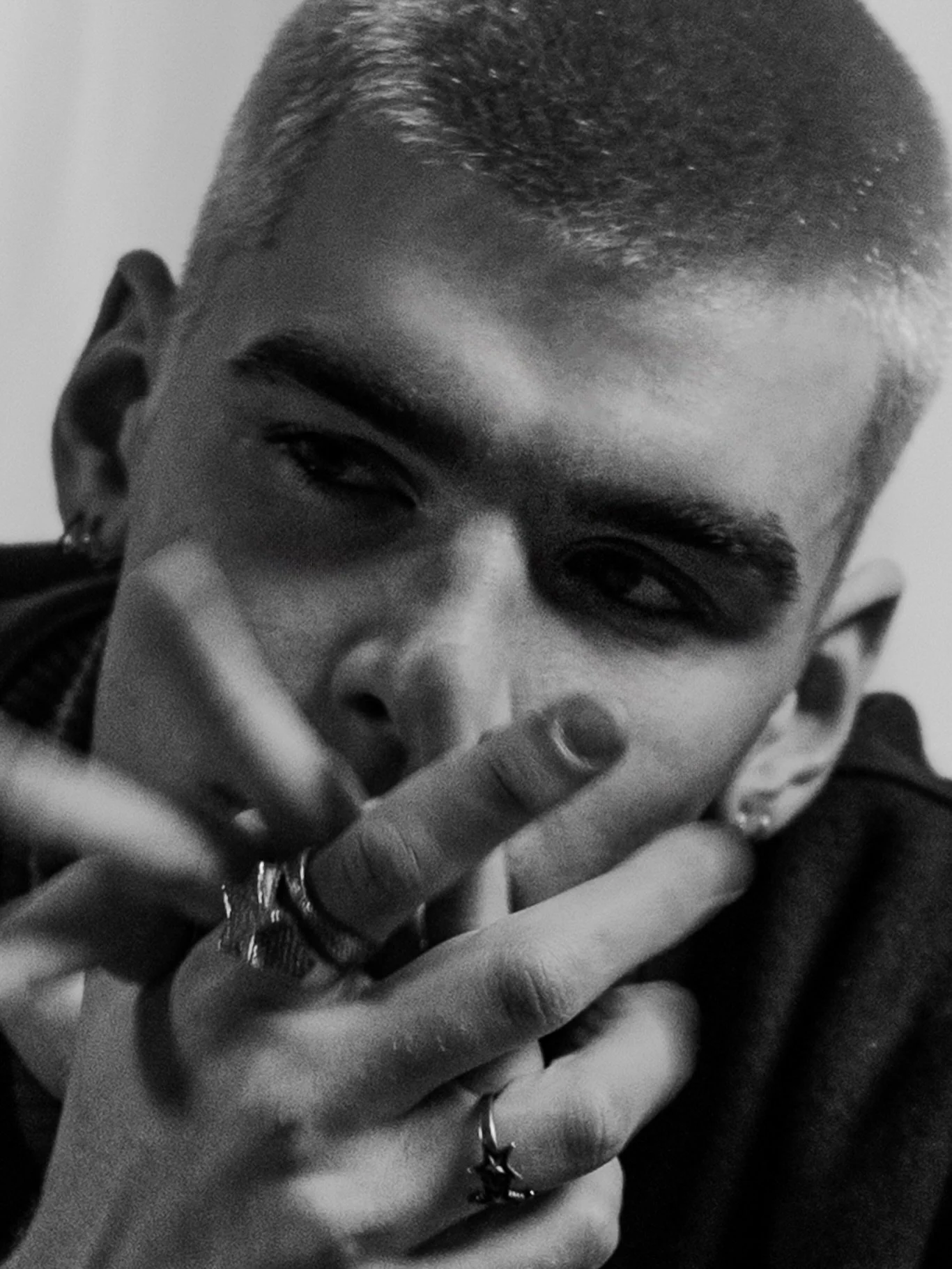 A very rare b&amp;w moment from me 

W/ @connorferg04