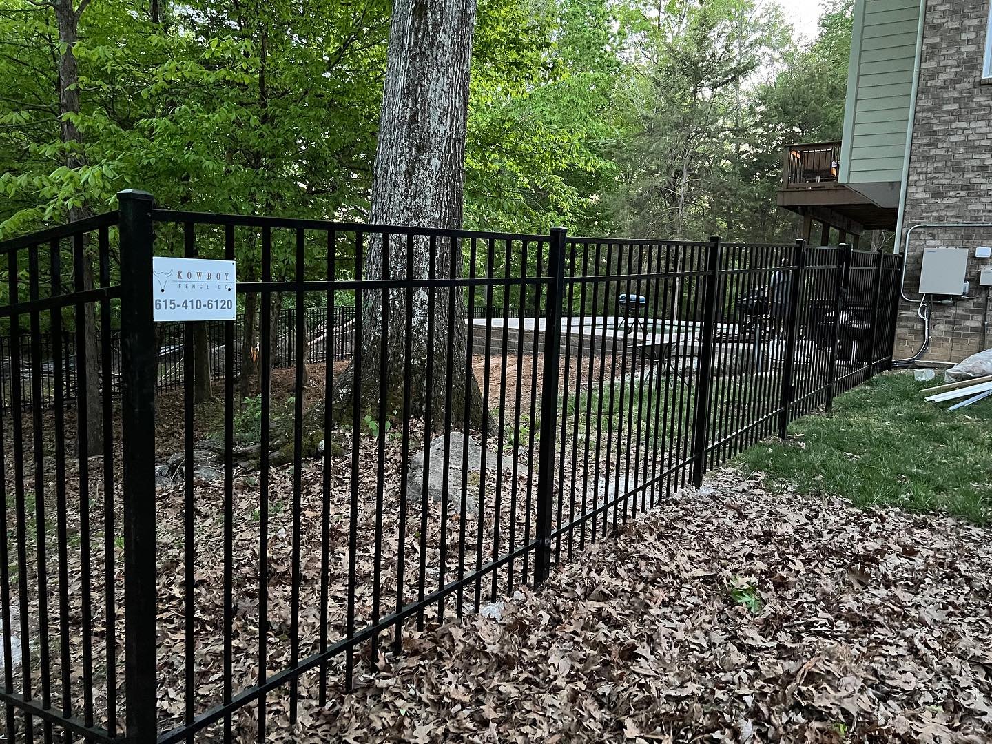 Beautiful aluminum pool fence ✔️ Inspection ready!